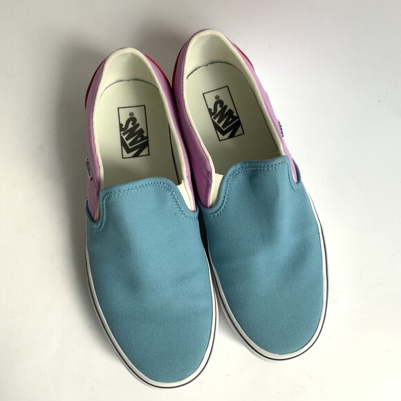 Vans Skate Asher Color-block Canvas Slip-on Sneaker Shoes 10 - Picture 11 of 11